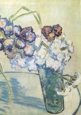 Vincent Van Gogh Still life:Glass with Carnations (nn04)